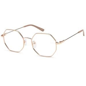 CAPRI DC 197 CLEAR ROSE GOLD EYEGLASSES SUNGLASSES FRAMES 51-19